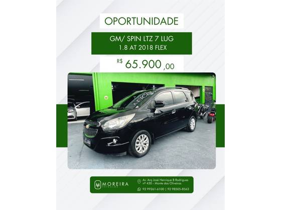 CHEVROLET SPIN 1.8 ACTIV 8V FLEX 4P AUTOMÁTICO CHEVROLET SPIN 1.8 ACTIV 8V FLEX 4P AUTOMÁTICO